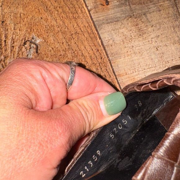 Bottega Veneta Woven Sandals Intrecciato Damier Leather Check Sz 38 US 8 COA - Picture 8 of 16